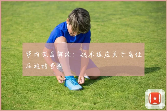 萨内深度解读：战术适应关于高位压迫的资料